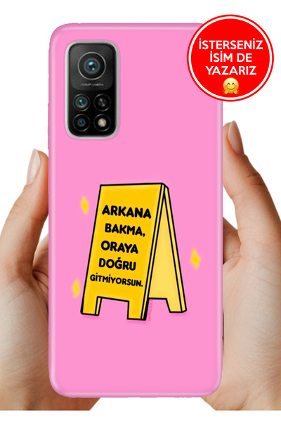 Cekuonline Xiaomi Mi10t - Mi 10t Pro Uyumlu Kılıf Uv Baskı Temalı Silikon Ark...