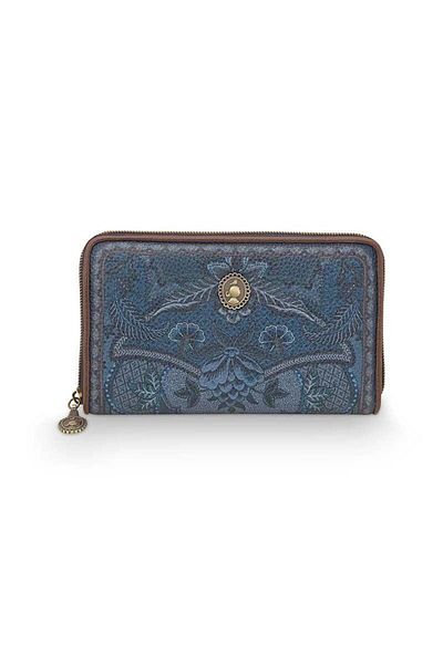 Pip Studio Portofel, Pip Studio, Denim Blue, 18x11x3 cm, colecția Kyoto Festival