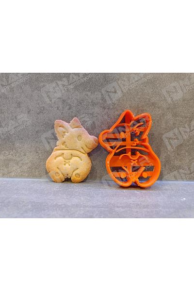 Nar Promosyon Play Dough Mold, Dog Pattern Cookies, Candy, Clay Dough, Polymer and Ceramic Mud Mold