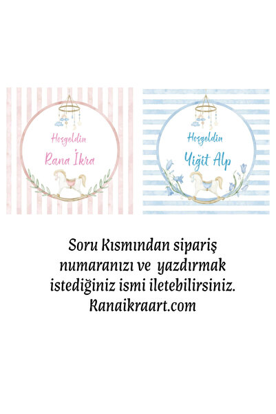 Rana İkra Art Madlen Çikolata Etiketi 3.5 Cm