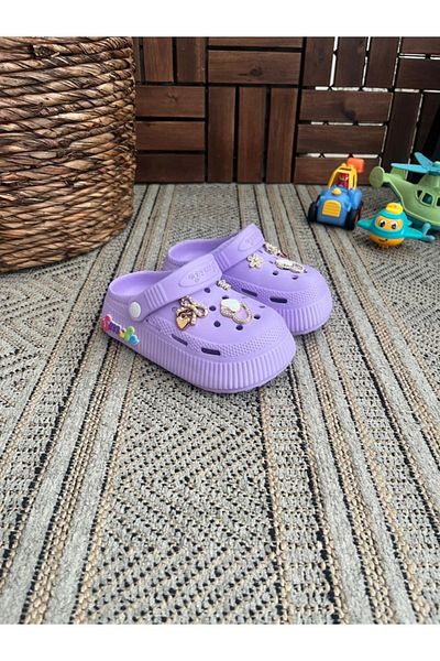 Behtah Kundura Girl's Closed Front Daily Sandals Non-Slip Thick High Sole Stone Slippers