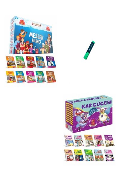 Model Eğitim Yayınları 3 ve 4. Sınıflar İçin Meslek Bilinci ve Kar Cücesi Hik...