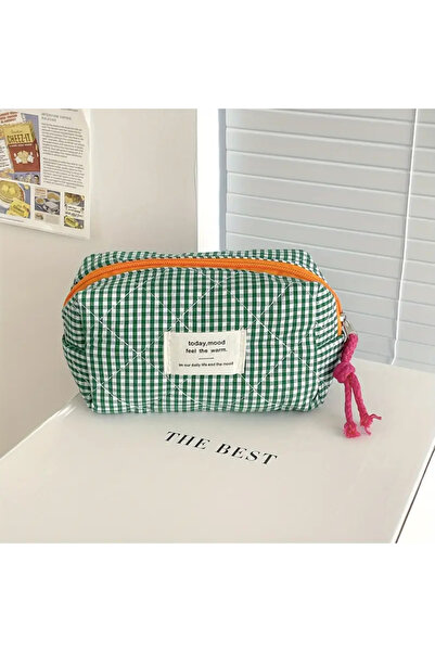 BABUN Велика містка сумка для косметики з капсулами, що можна прати, з тканин...