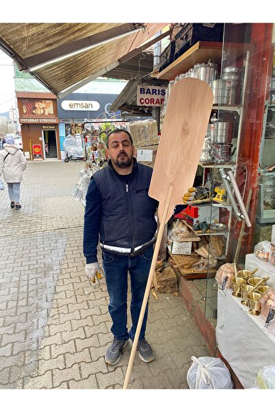 narım Ahşap Lahmacun Pide Pizza ve Hamur Fırın Küreği 25x85x220cm