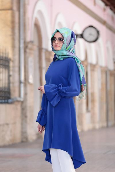 Modaviki Eflin Tunik Saks Fvm202