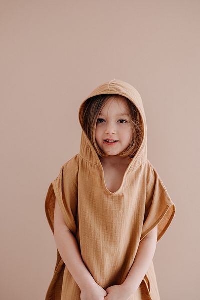 TBA COLLECTION Muslin Poncho |   Camel