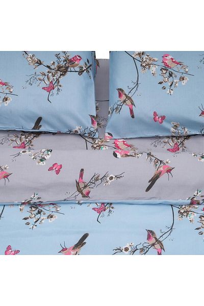 vanora Microfiber King size Bed set Birds