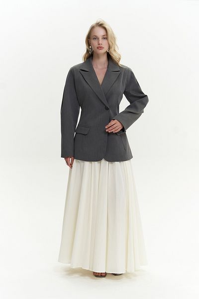 MAİ COLLECTİON Marynarka Briella Waistline w kolorze czarnym