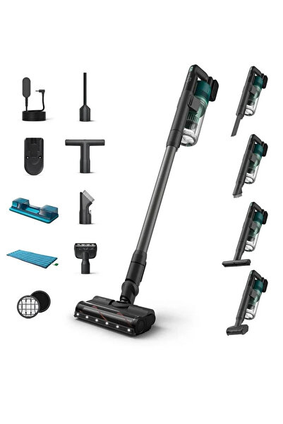 Philips Çeyiz Set XU2100 Robot Süpürge XC6557/01 Sarjlı Süpürge - HDA150/61