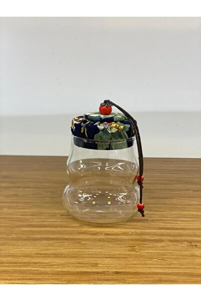 ACAR LACİVERT KAPAKLI CAM KAVANOZ 250ML