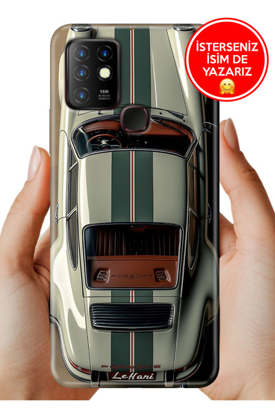Cekuonline İnfinix Hot 10 Uyumlu Kılıf Kamera Korumalı Full Desen Arka Siliko...