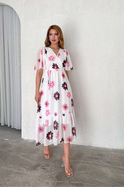 Neşeli Butik ženska haljina od šifona NBK4118