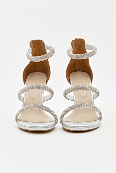 Hayati Arman Women's Three Band Evening Dress Shoes Lame