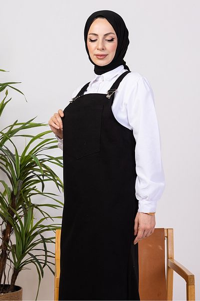 Bestenur Gavin Pocketed Gabardine Gilet 1404 - Μαύρα ανδρικά παπούτσια