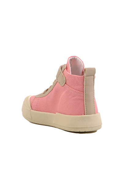 AYAKMOD Pudra Keten Bilek Boy Cırtlı Kız Çocuk Sneaker 7465 B