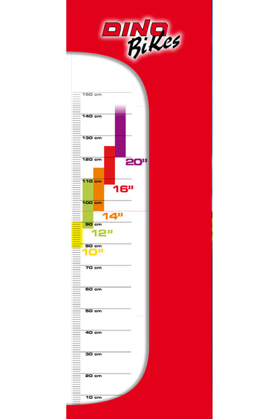 Dino Bikes Children's Bicycle Cars Db-412ul-cr , 12 Inch