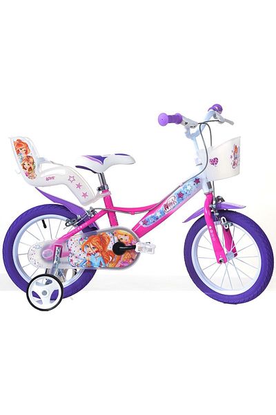 Dino Bikes Winx Bicicletă pentru copii db-144r-wx7, 14 inch