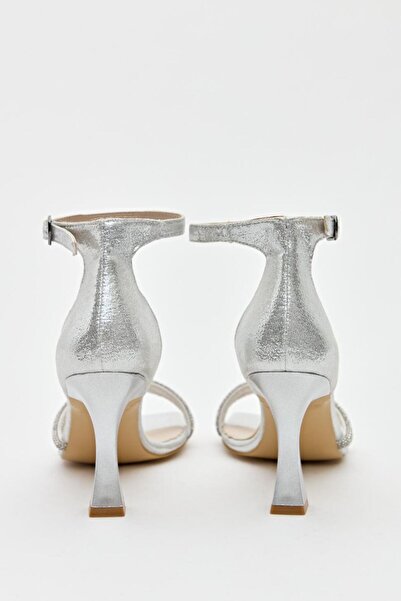 Hayati Arman Women's Two Band Evening Dress Shoes Lame