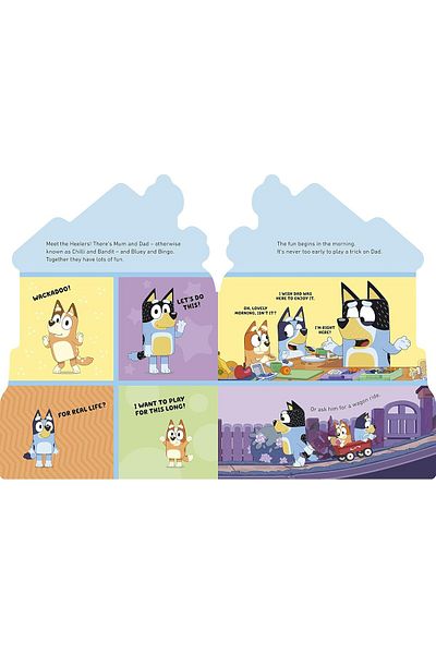 Penguin Books Bluey: at Home with the Heelers (Board Book)