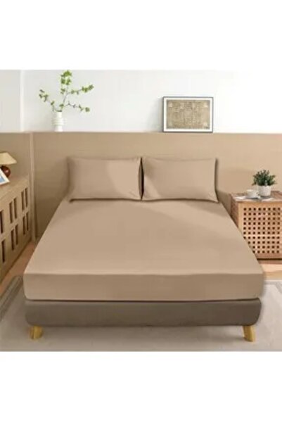 DURU HOME COLLECTİON Duru Home Düz Pamuklu Lastikli Çarşaf