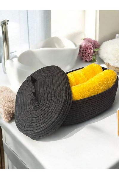 Store Multi-Purpose Super Quality Goods Organizer Jute Basket, Bread Bowl, Towel Holder, Kitchen and Bathroom Organizer
