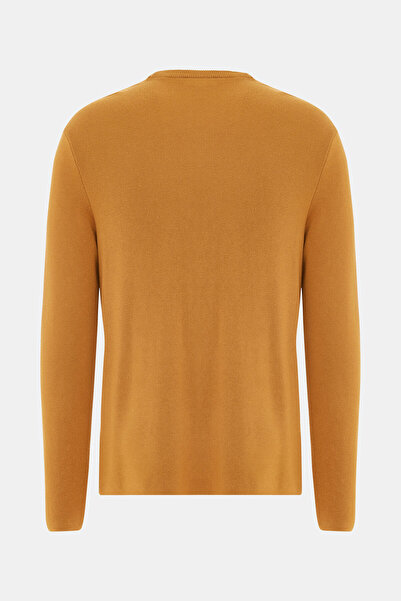 W Collection Mustard Crew Neck Long Sleeve Sweater