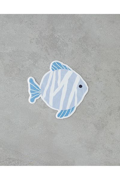 English Home Blue Pack of 20 Coastal Fish Paper Napkins 32.5X32.5 cm