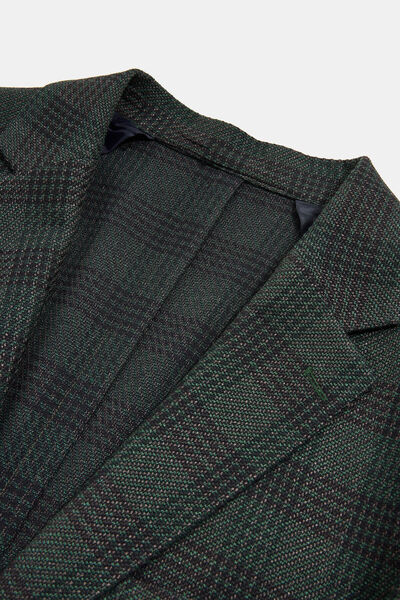 W Collection YEŞİL DÜĞMELİ YÜN CEKET