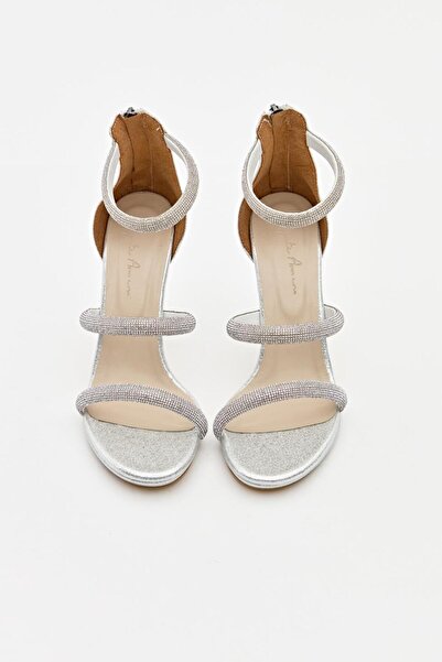 Hayati Arman Women's Three Band Evening Dress Shoes Lame