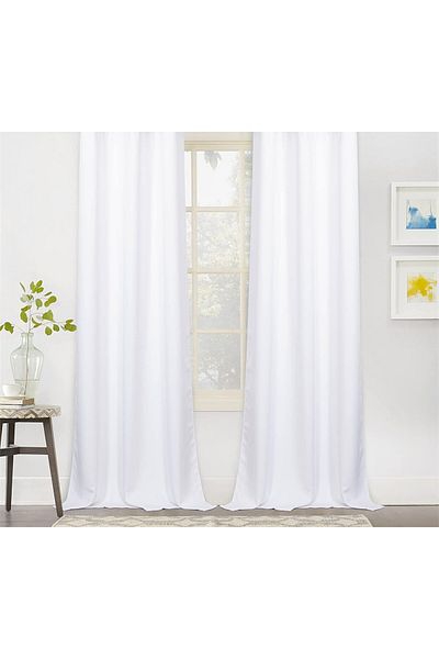 Pyramid Home New Blackout Satin Blackout with Cornice Sunny