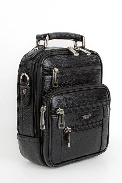 Fiyaka Traum 230 Genuine leather men's clutch bag men's messenger bag BLACK