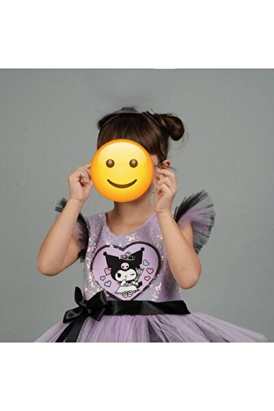 ugurbocegicocukdunyası Παιδικό φόρεμα Lila Rpta 1036 Πασχαλιάρικο Παιδικό Φόρεμα Πολλαπλών Επιπέδων