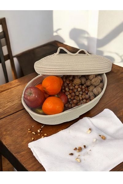 Store Multi-Purpose Super Quality Goods Organizer Jute Basket, Bread Bowl, Towel Holder, Kitchen and Bathroom Organizer