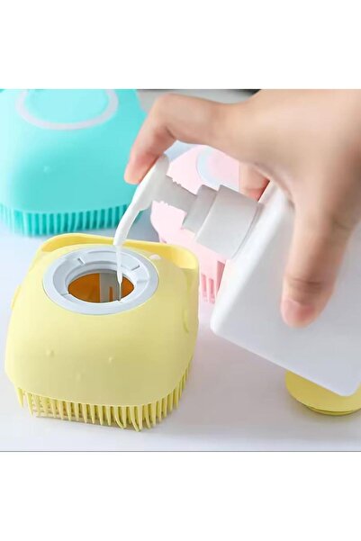 Hayveys home Lif Cat Dog Grooming Pad Comb - Βούρτσα μπάνιου με δοχείο για αφρόλουτρο