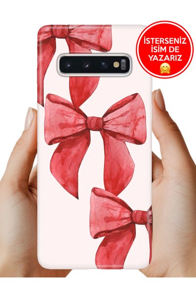 Cekuonline Samsung Galaxy S10 Plus Kılıf Kamera Korumalı Full Desen Arka Sili...