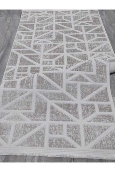 NOVA HALI Bambu tarz Yazlık %100 Akrilik(Yün) kesme halı yolluk salon halısı ...