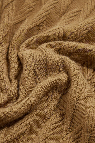 W Collection CAMEL BİSİKLET YAKA UZUN KOLLU KAZAK