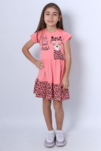 HÇM Girl Child Clothes Fluffy Kitten Printed C13