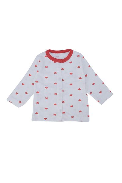 Bebelop Baby Girl Little Hearts Report 2-Piece Top and Bottom Tracksuit Set