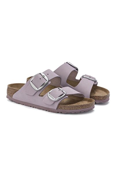 Birkenstock Arizona Big Buckle Nubuck Women's Purple Slippers