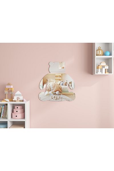 Generic Acrylic wall mirrors for children in the shape of a bear