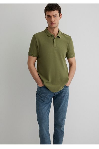 Mavi Ανδρικό μπλουζάκι με λαιμόκοψη πόλο slim fit