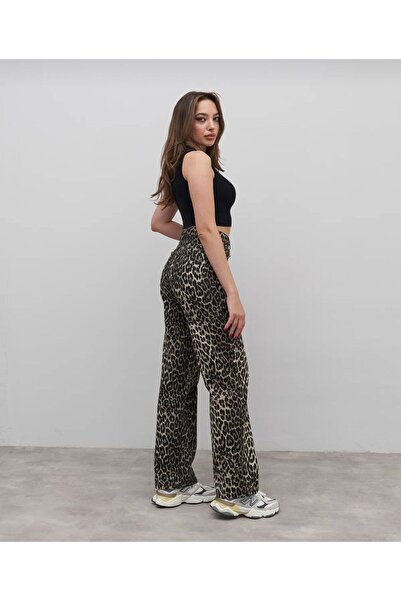 izabutik Leopar kot pantolon