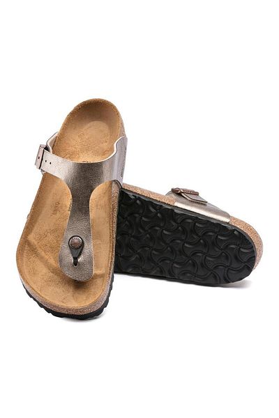 Birkenstock Γυναικείες μεταλλικές παντόφλες Gizeh Bf