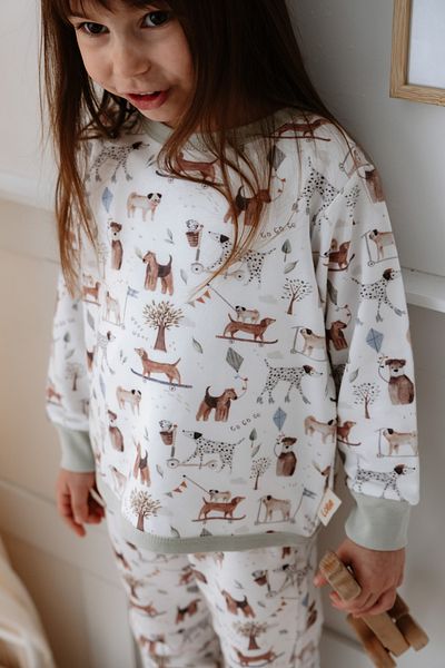 Lollie Baby&Kids Children's Pajamas 1.0 Tog, Modal & Cotton - Dogs