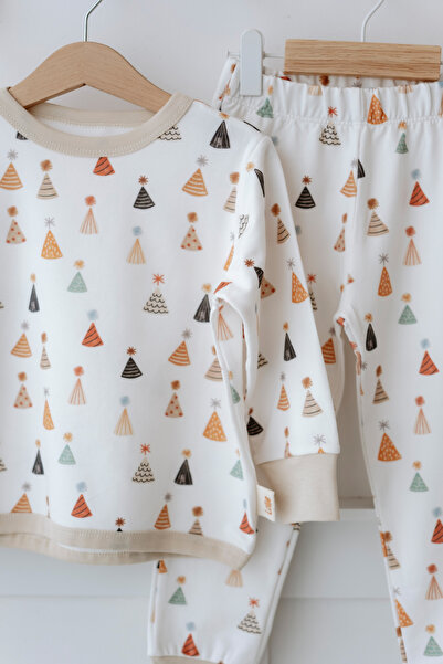 Lollie Baby&Kids Children's Pajamas Set 1.0 Tog, Modal & Cotton - Party Caps