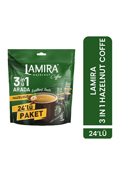 LAMİRA Lamira Fındıklı Kahve 3ü1 Arada Paket 18g 24 Adet