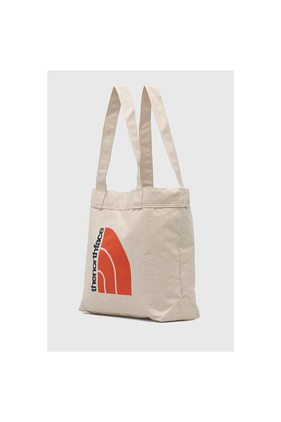 THE NORTH FACE Unisex Beige Cotton Tote Bag