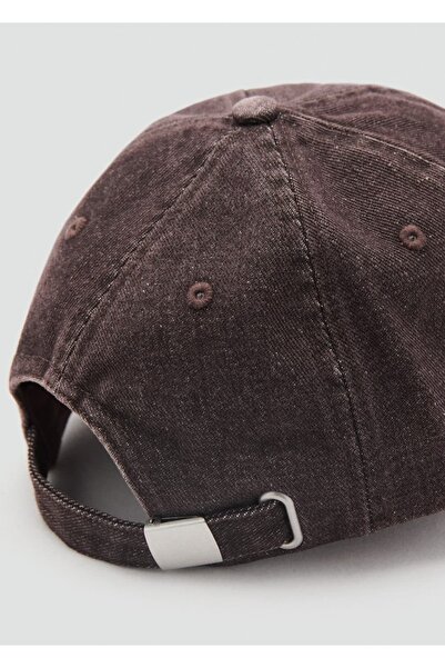 MANGO Woman Pamuklu vizör şapka