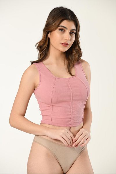 NUİTAMORE Stretchy and Stylish Camisole Crop Top